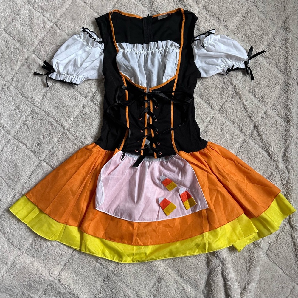 Leg Avenue | NO HAT Candy Corn Witch Halloween Costume | Size Small/Medium - Picture 2 of 8